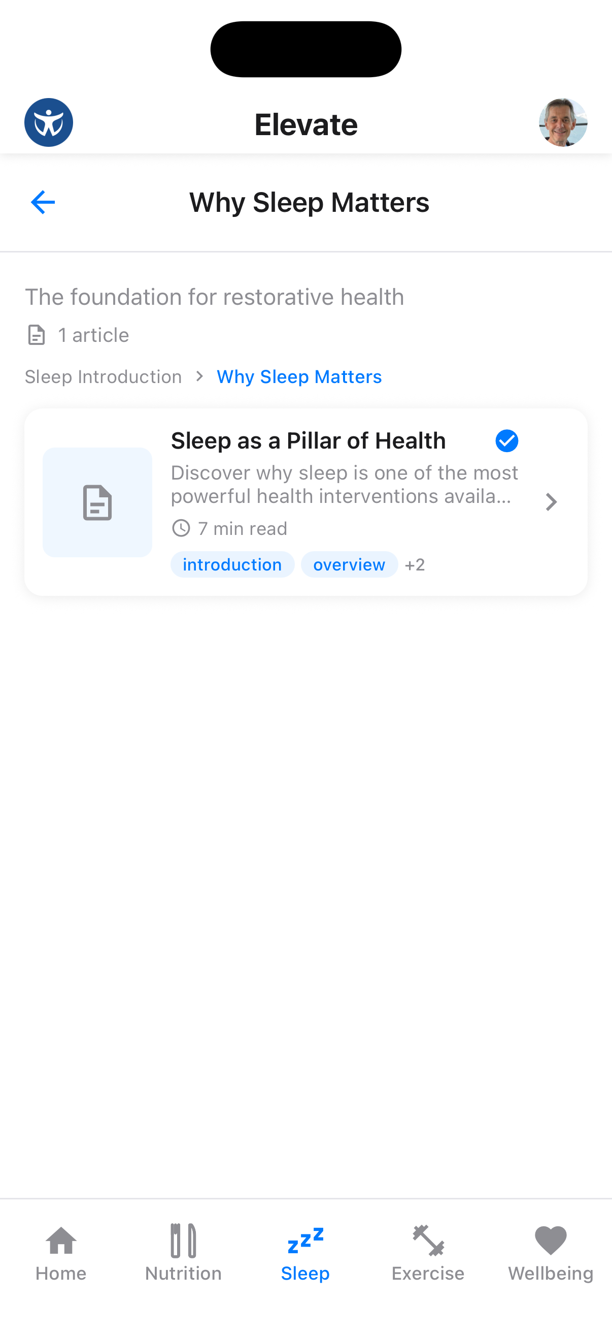 Article marked as read in the list
